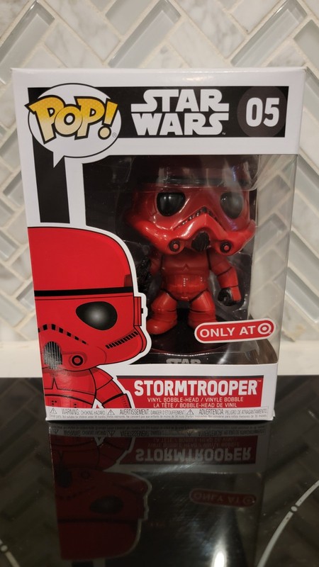 Funko Pop Star Wars #05 Red Stormtrooper Target Exclusive