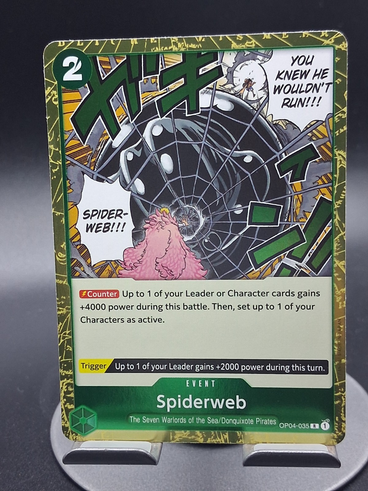 One Piece Card Game Spiderweb OP04-035 - Kingdoms of Intrigue - English - NM