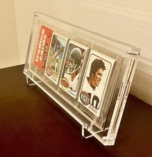 Clear Acrylic Rack Pack Holder Display w/ Stand - 18mm Thick - Magnetic Closure