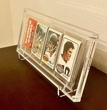 Clear Acrylic Rack Pack Holder Display w/ Stand - 18mm Thick - Magnetic Closure