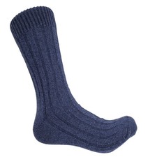 NWT Garnet Hill Socks Mens 10-13 Indigo Blue 81 Cashmere Warm Cozy Holiday Gift