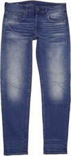 G-Star 3301 Herren Jeans blau Straight Slim Stretch W31 L33 (85574)