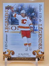 AL MAcINNIS 2022-23 UD TIM HORTONS LEGENDS UD CANVAS CALGARY FLAMES #CL-3