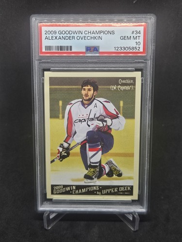 2009 Upper Deck Goodwin Champions Alex Ovechkin Washington Capitals PSA 10