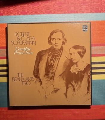 Philips 6700 051 2LP Beaux Arts Trio: Robert, Clara Schumann: Compl. trios. NM/M