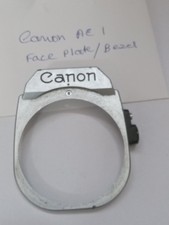 Canon AE 1 Film Face Plate / Bezel Original Used Part Good