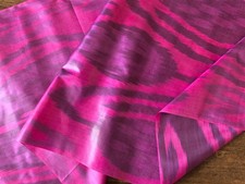 ikat price by metre 100% silk, ancient tech, hand woven, hand dyed, 34cm-width