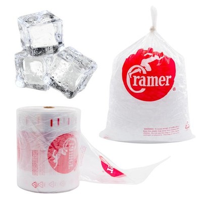 Cramer Large Ice Bags for Injuries, 9.5 x 18, Clear Disposable Ice Bag Roll