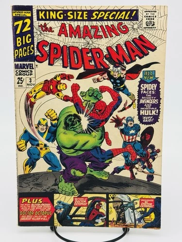 Amazing Spider-Man Annual #3 Vol. 1 1966 Marvel Comics Special