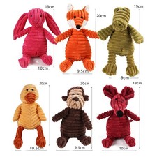Dog Chew Pet Toy Animal Squeaky Plush Puppy Soft Toys, Durable Stress Relief Toy