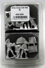 Bolt Action 403012030 Afrika Korps 2cm Flak 38 German WW2 Artillery with Crew