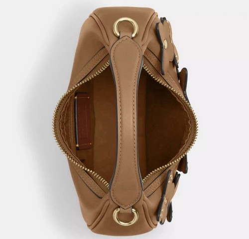 COACH Carmen Mini Crossbody Bag With Butterfly Applique Leather Sold Out NWT - Picture 3 of 16