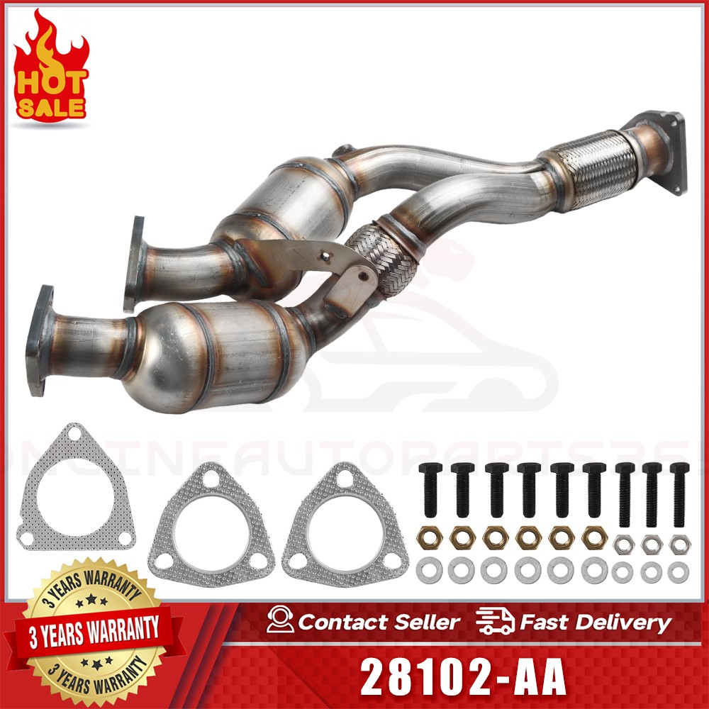 Front Catalytic Converter For Porsche Cayenne VW Touareg 3.2L V6 2004-2006 28102