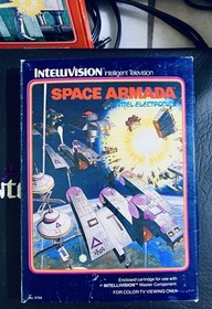 INTELLIVISION LOT OF 5 STAR STRIKE/ASTROSMASH/SPACE HAWK /SPACE BATTLE/SP.ARMADA
