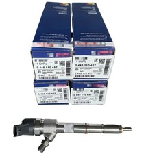 4x Fuel Injector 0445110457 For Case New Holland Tractor Loader F5h 5801376566