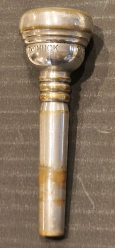 VINTAGE RUDY MUCK 19C CUSHION RIM Bb TRUMPET MOUTHPIECE - VERY GOOD CONDITION - Picture 2 of 9