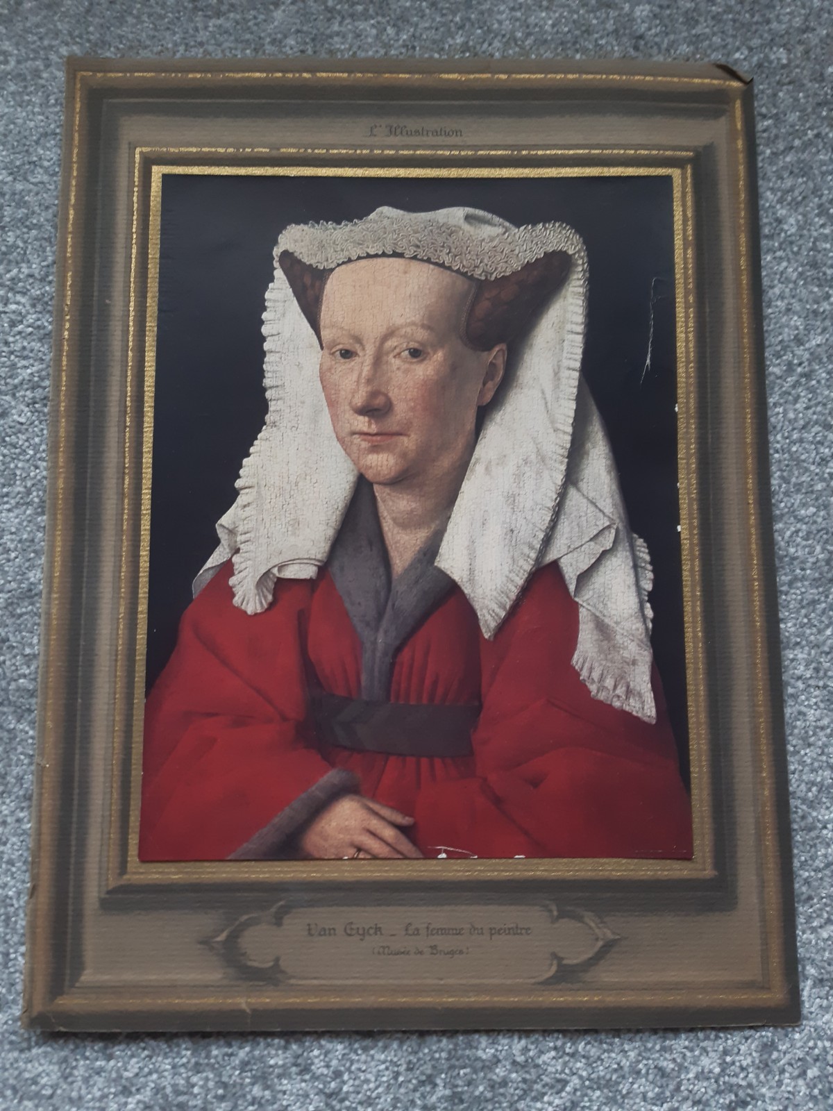 Antique 1900 Prints x 9 Rembrandt, E Maxence, Van Eych, L.L. Boilly, deWitte Art thumbnail 7