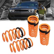 Megan Racing 4pcs Front Rear Orange Lowering Springs Kit For 11-23 Challenger V6