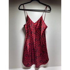 Y2K Coquette Women s Nightgown Sz L Red Black Romantic Feminine Valentines Day
