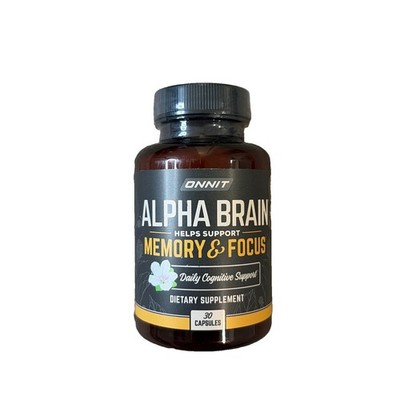 Onnit Alpha Brain Memory & Focus Supplement 30 Capsules Exp. 2026