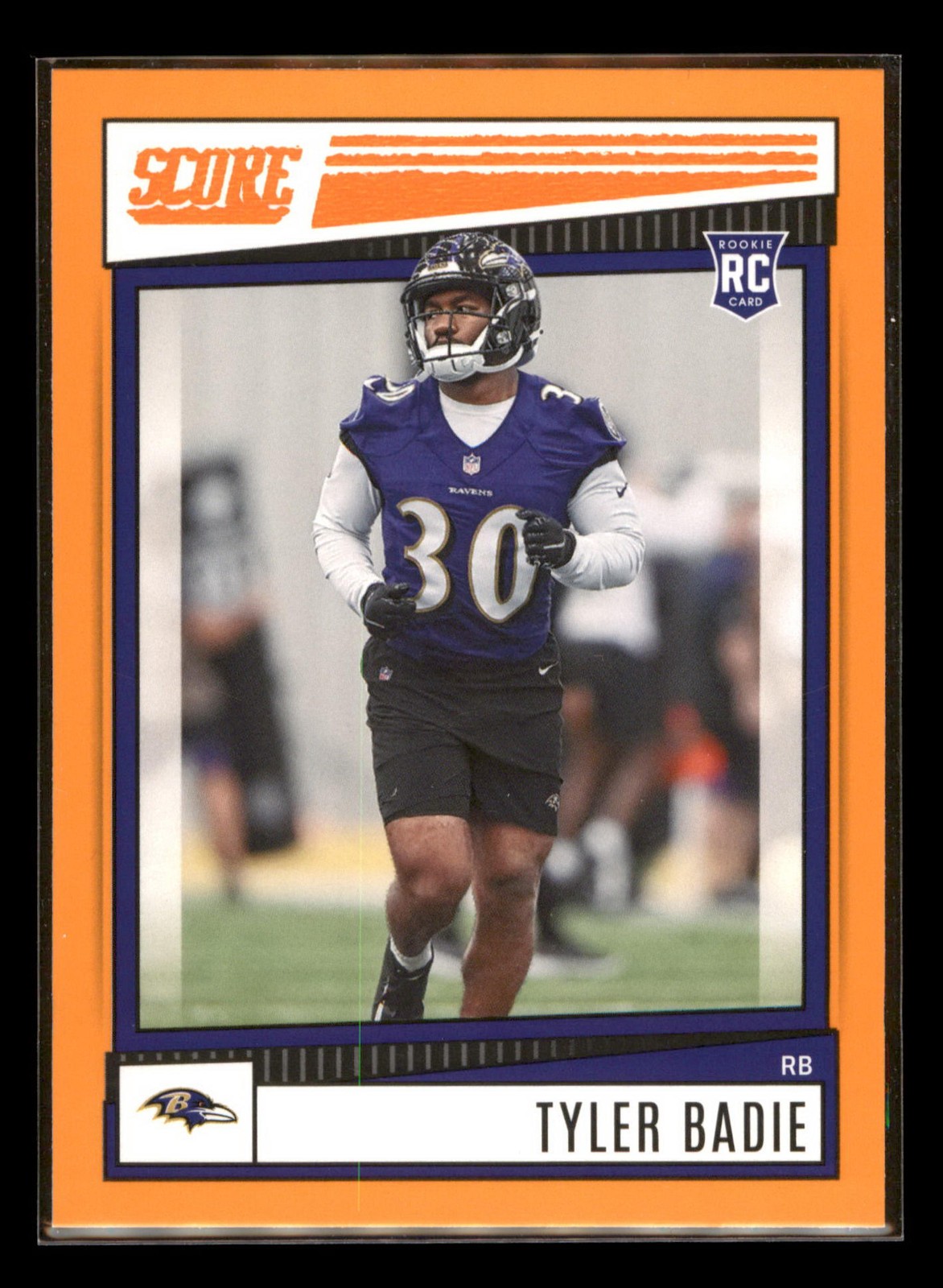 Tyler Badie Panini Score #342 Orange