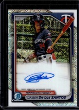 2024 Bowman Mega Box Daiber De Los Santos BMA-DD M/B Mojo Refractor AUTO