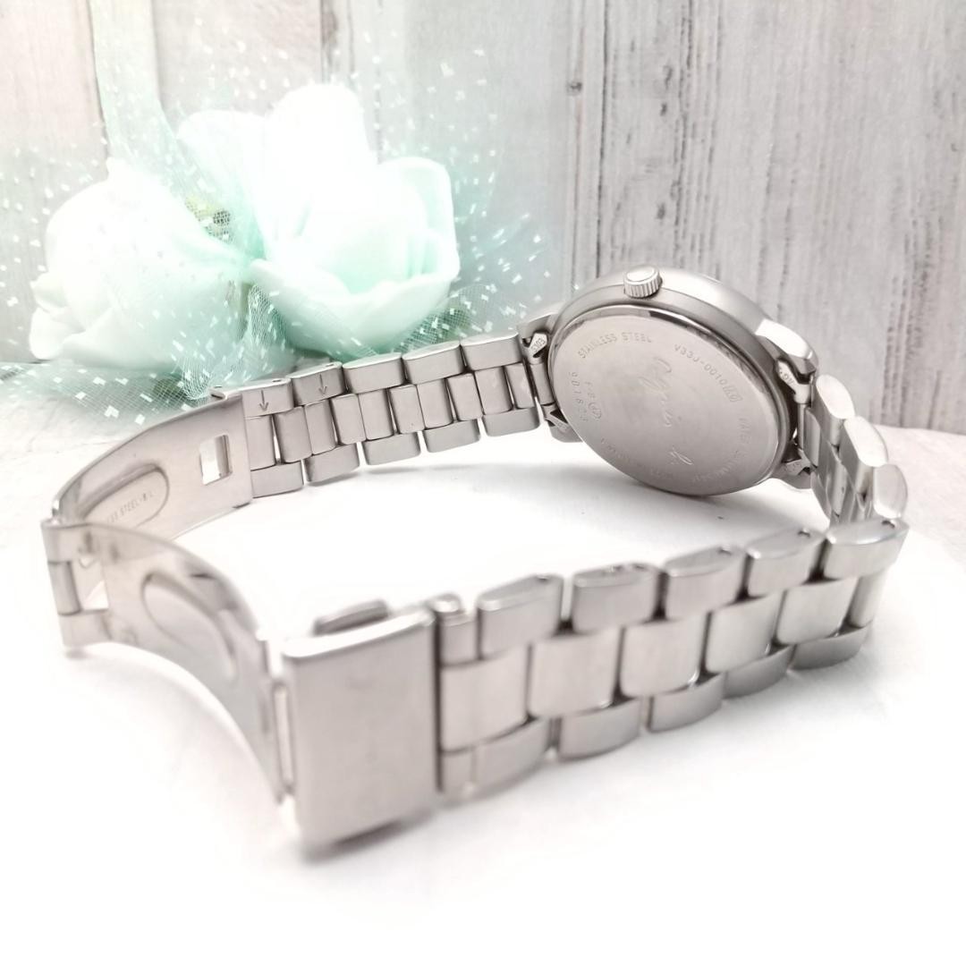 Working agnès b day-date function watch dial blue - image 6