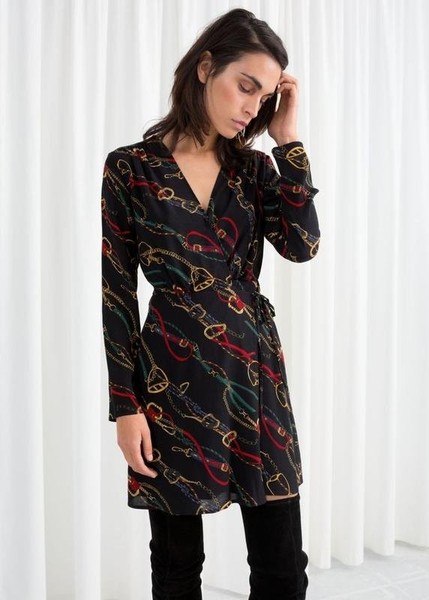 Women & Other Stories Dress Black Polyester 36 / S #3GTT