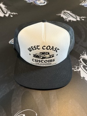 The Hundreds x West Coast Customs Snapback Trucker Hat Black