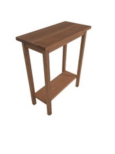 Any size Solid oak console table handmade Side occasional end table