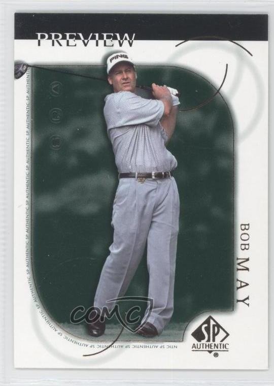 2001 SP Authentic Preview Bob May #6 Rookie RC 0a1