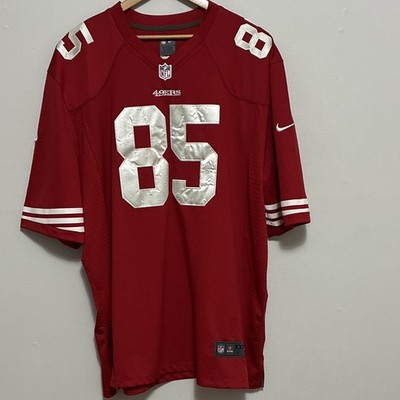 Nike NFL San Francisco 49ers Vernon Davis #85 Red/White Jersey Size XXXL