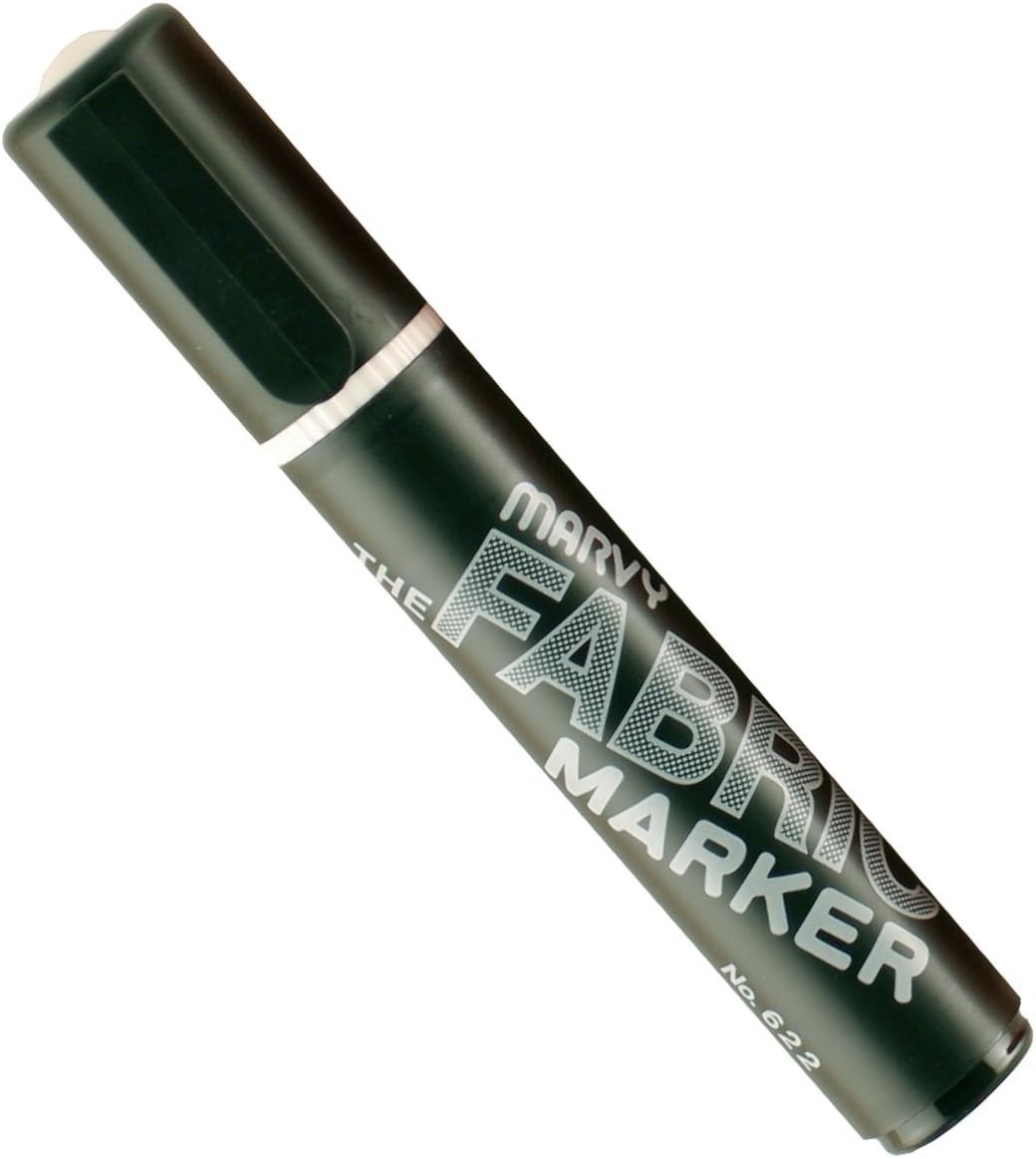 622-C-1 Marvy Broad Point Fabric Marker, Black