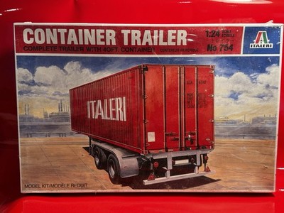 Italeri 754 Container Trailer 40FT.  1:24 Monogram Esci Revell Dragon Trumpeter