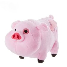 Soft Plush Gravity Falls Waddles with keyring, Stuffed Funny Toy Birthday Gift