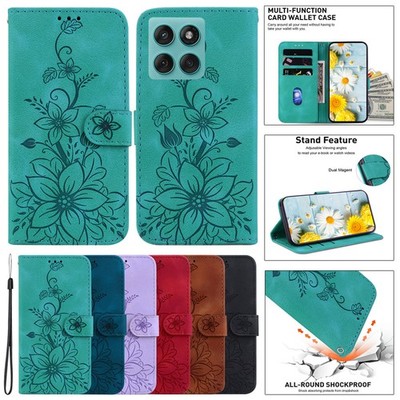 Für Motorola G86 G56 G06 G85 G75 G55 Edge 70 60 Ledertasche Flip Wallet Cover