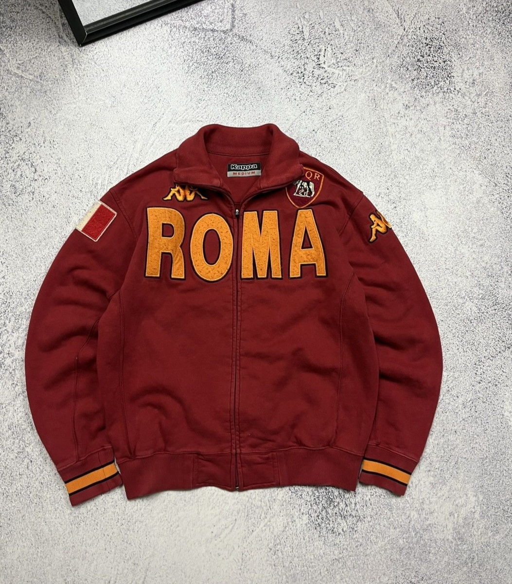 Vintage AS Roma Italy Kappa Soccer Track Jacket Blockcore | eBay
