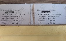 The Odyssey IMAX 70mm AMC Lincoln Square 13 2 Tickets Thursday 9/3 10PM Row E