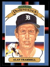 Alan Trammell 1988 Donruss #4 Detroit Tigers MLB READ FREE SHIPPING AutographDen