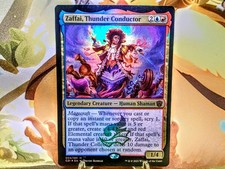 Zaffai Thunder Conductor mythic foil magic the gathering trading card singles