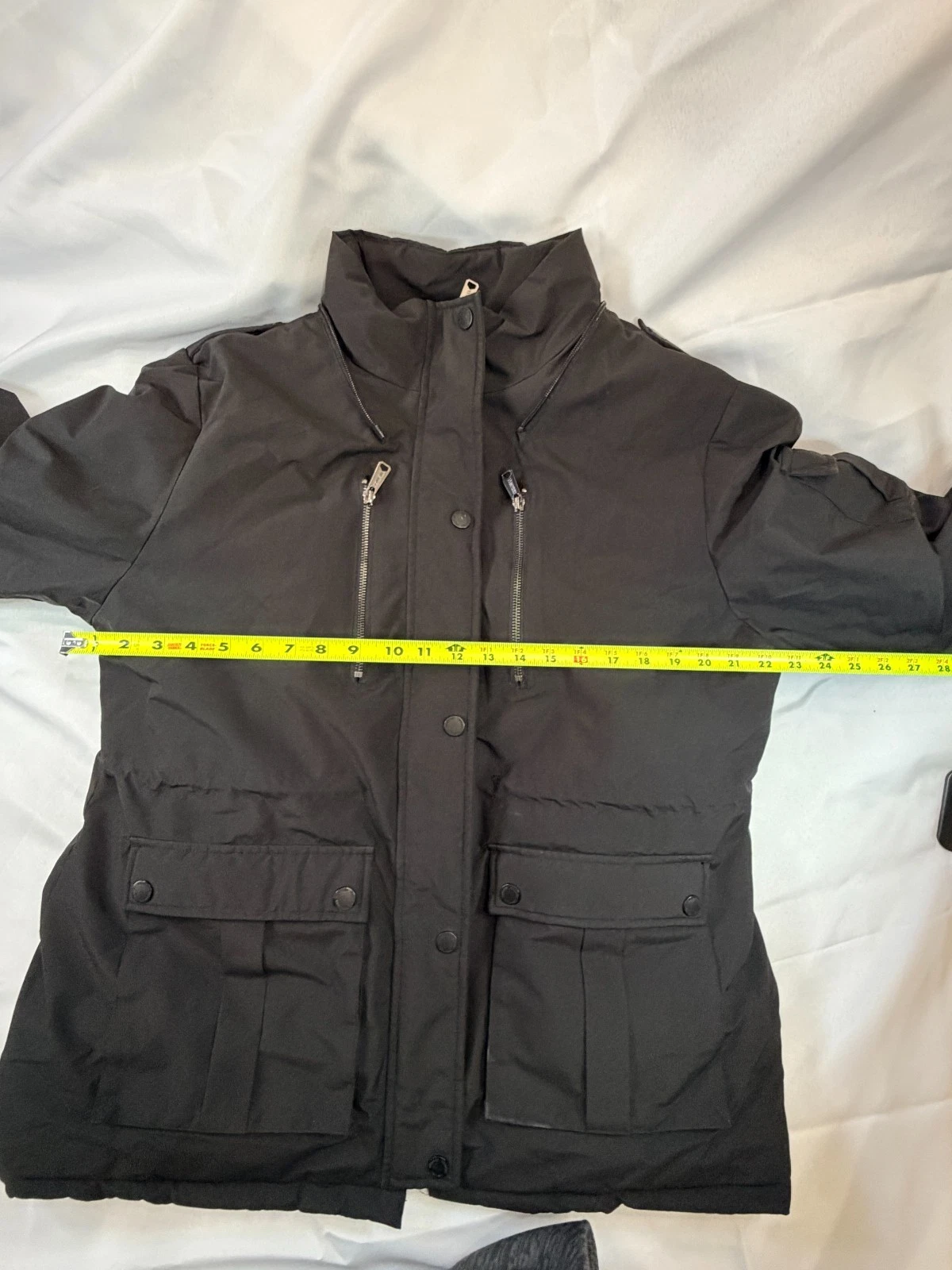 WantDo XL Men's Black Parka Jacket (no hood) - product detail image 6