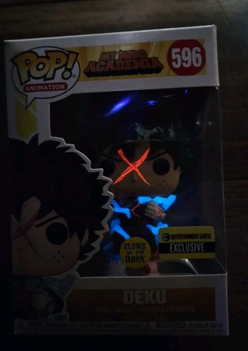 Funko Pop My Hero Academia Deku Glow In The Dark EE Exclusive #596