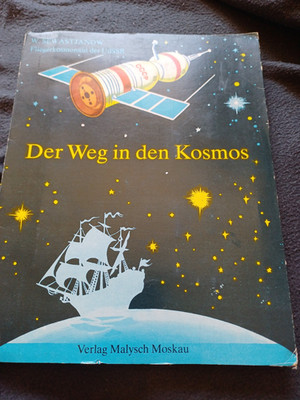 AUF DEM WEG IN DEN KOSMOS W. Sewastjanow DDR Buch