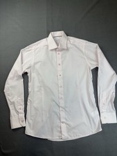 Eton Slim Fit Button Up Shirt Men Size 16.5 - 42 Pink Long Sleeve Spread Collar