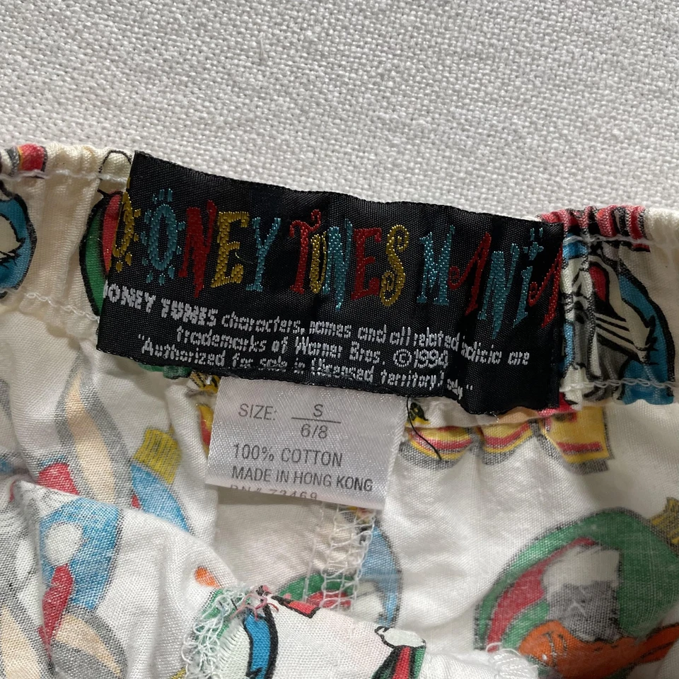 Calzoncillos Boxer Vintage Looney Tunes Juveniles Pequeños 6/8 Bugs Bunny Lucas Navidad Años 90 Foto 3 de 4