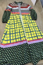 Anthropologie x Conditions Apply Striped Multicolor Kimono Duster One Size