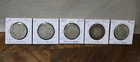 Morgan Silver Dollars Lot of 5 1878 1881-O 1884 1887-O 1921-S circulated