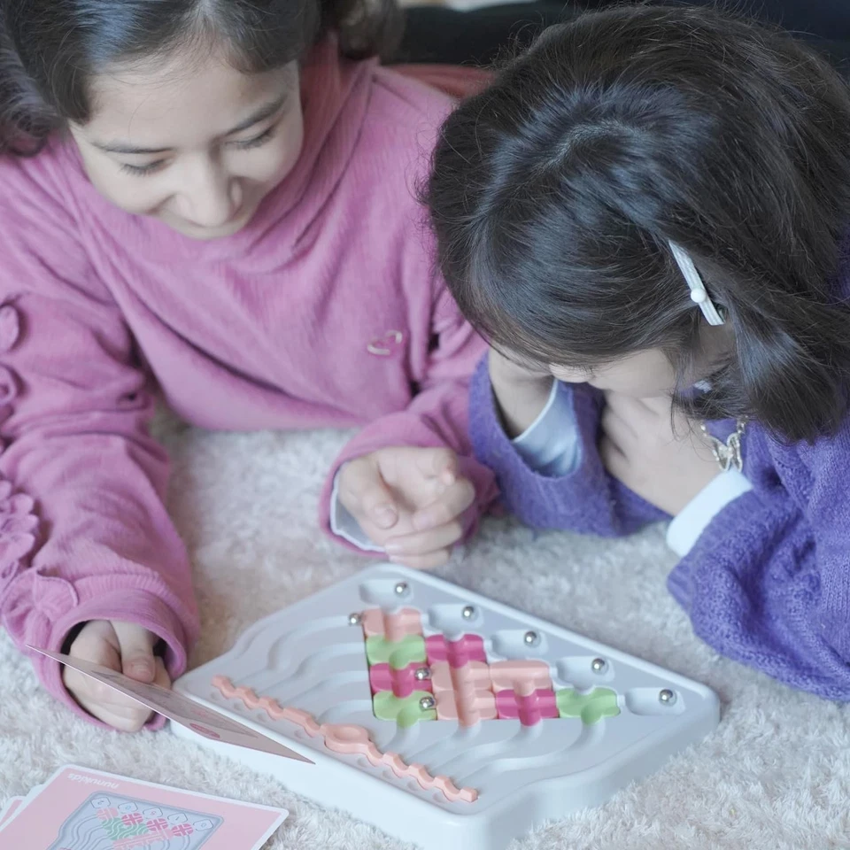 Rompecabezas de circuito de mármol - Emocionante juego de laberinto juguete para niños, divertidos rompecabezas para... Foto 4 de 4