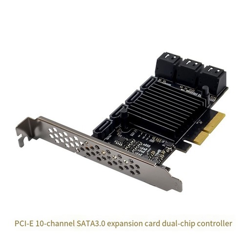 10 Port PCIE SATA 3.0 Card PCI Express SATA3 Controller Card 6Gbps Adapter1290 - Photo 5/6