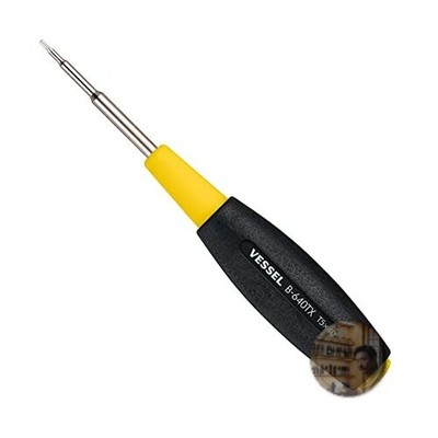 VESSEL B-640TX Cushion Grip Torx Driver T5 x 40mm Chrome Vanadium Steel New